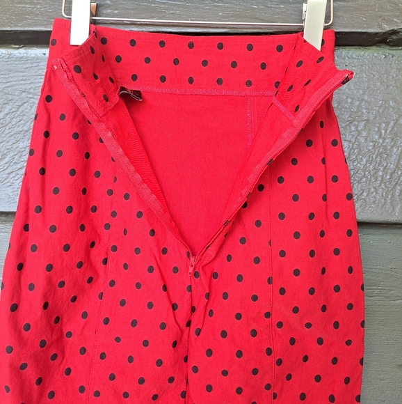 Steady high waisted Ladybug pencil skirt size L - Picture 5 of 8